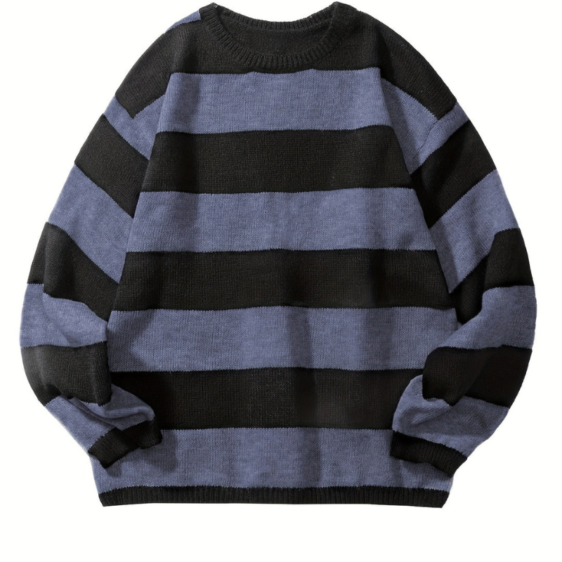 Cevori Striped Warm Knitted Jumper