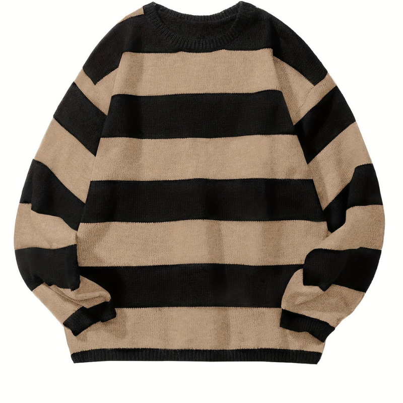 Cevori Striped Warm Knitted Jumper
