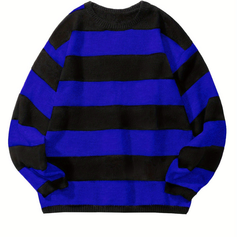 Cevori Striped Warm Knitted Jumper
