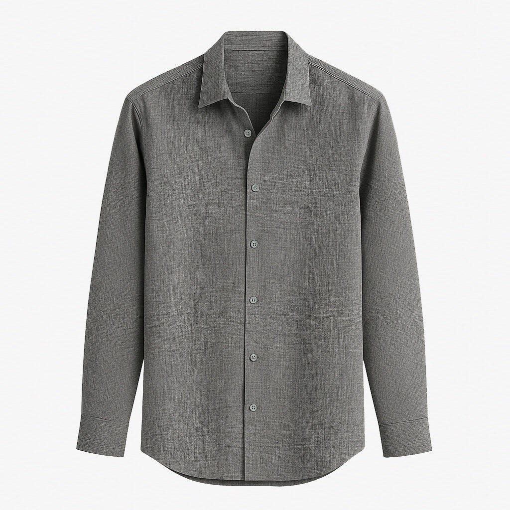 Cevori Linen Shirt Grey