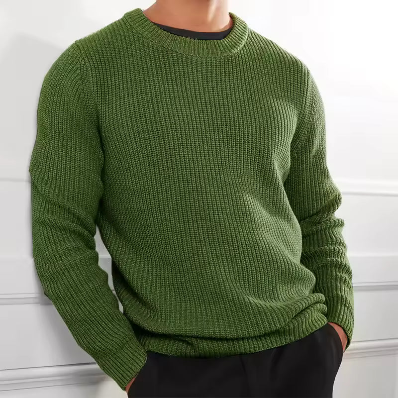 Cevori Casual Fit Soft Wool Blend Knitted Sweater