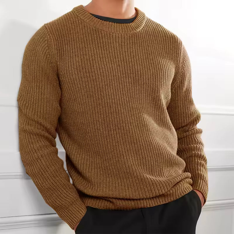 Cevori Casual Fit Soft Wool Blend Knitted Sweater