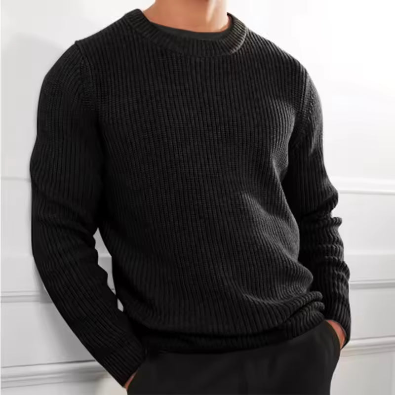 Cevori Casual Fit Soft Wool Blend Knitted Sweater