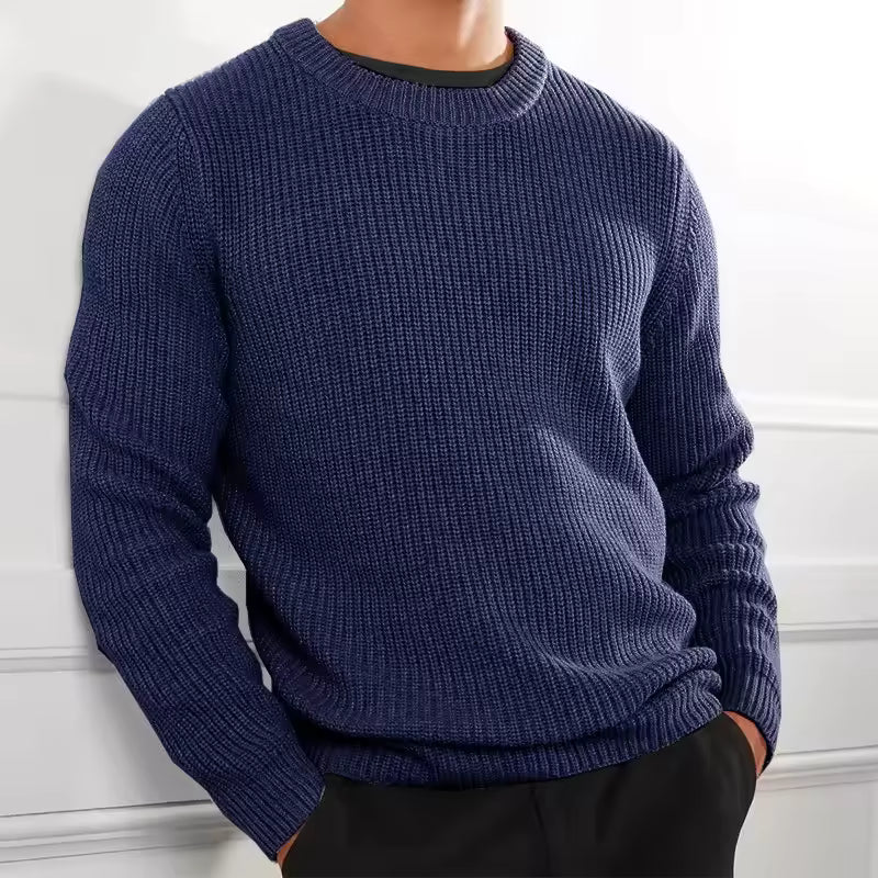 Cevori Casual Fit Soft Wool Blend Knitted Sweater