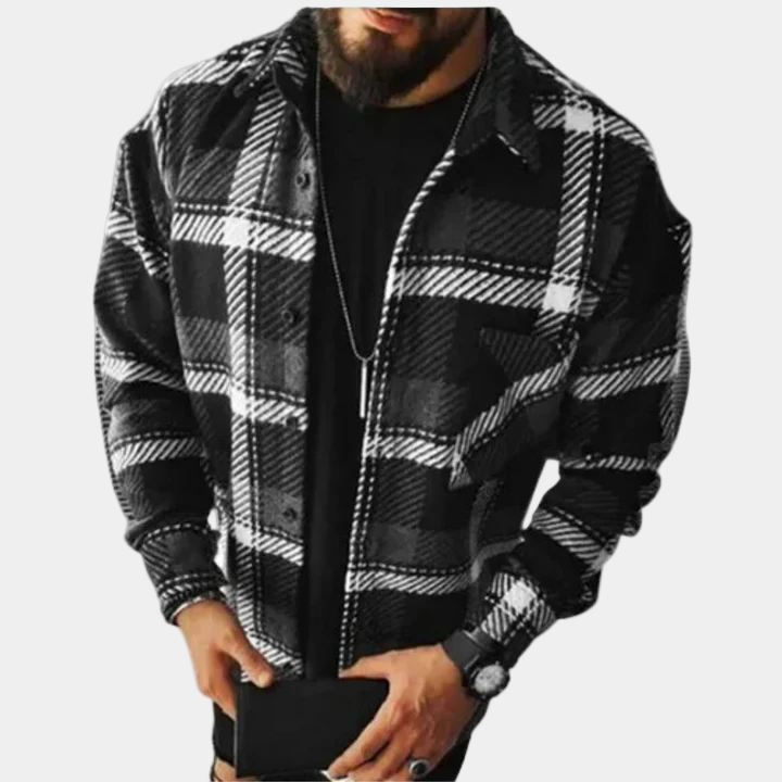Cevori Casual Winter Style Checkered Shirt