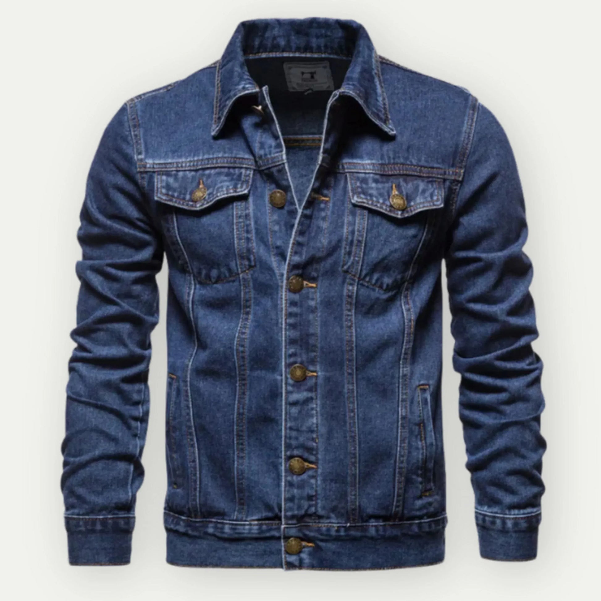 Cevori Tailored Fit Denim Trucker Jacket