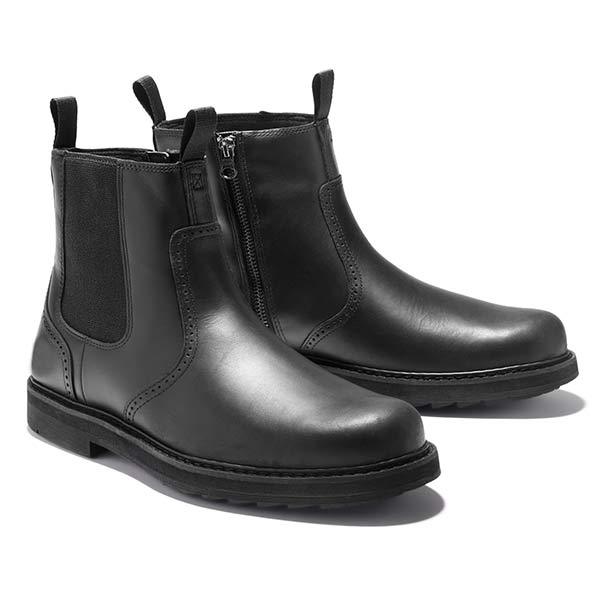 Cevori Stylish Slip-On Design Ankle Chelsea Boots