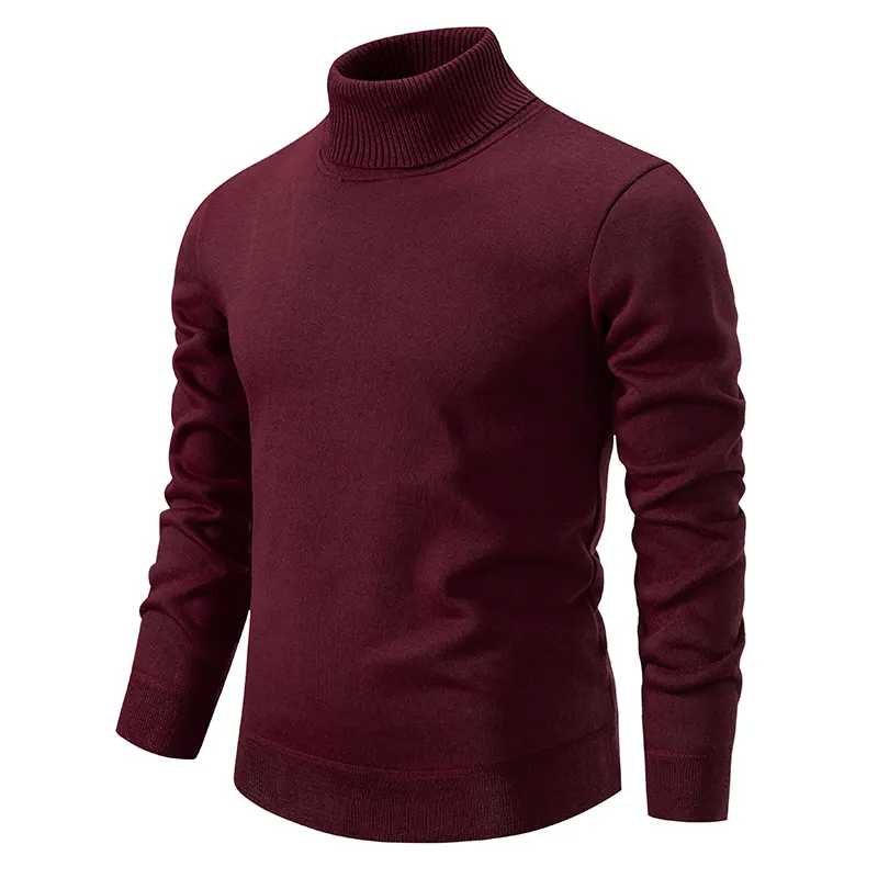 Cevori Turtleneck Soft Cotton Blend Jumper