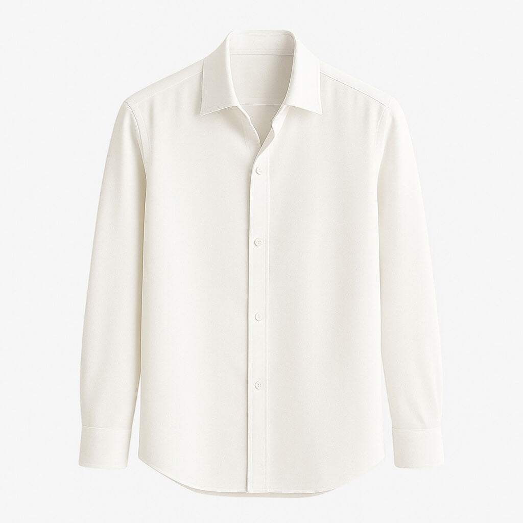 Cevori Linen Shirt White